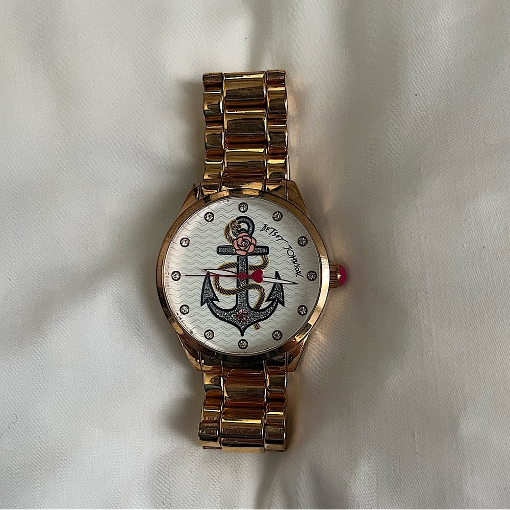 🌸⚓️Betsy Johnson Anchor Watch 3ATM water Resistant